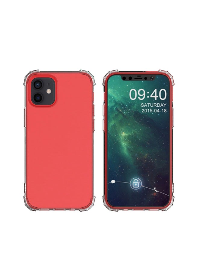 Premium Quality Protective Case Cover For Apple iPhone 12 Mini With Transparent Slim Thin TPU Corners Clear Clear