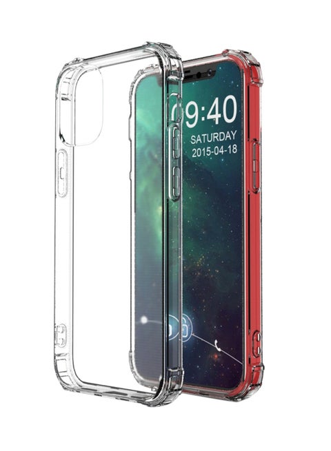 Premium Quality Protective Case Cover For Apple iPhone 12 Mini With Transparent Slim Thin TPU Corners Clear Clear