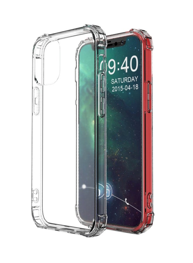 Premium Quality Protective Case Cover For Apple iPhone 12 Mini With Transparent Slim Thin TPU Corners Clear Clear