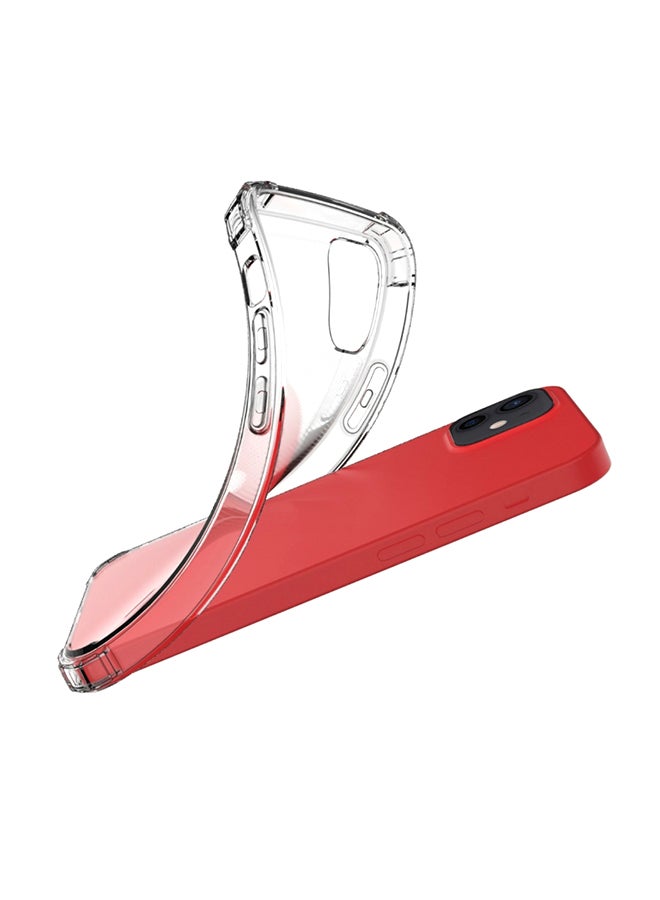 Premium Quality Protective Case Cover For Apple iPhone 12 Mini With Transparent Slim Thin TPU Corners Clear Clear