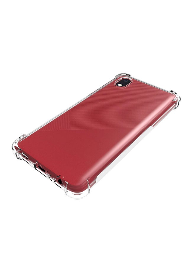 دبليو تيك غطاء حماية خلفي رفيع عالي الجودة لهاتف سامسونج جالاكسي A01/M01 كور بزوايا رفيعة من البولي يوريثان الحراري شفاف - Image 4