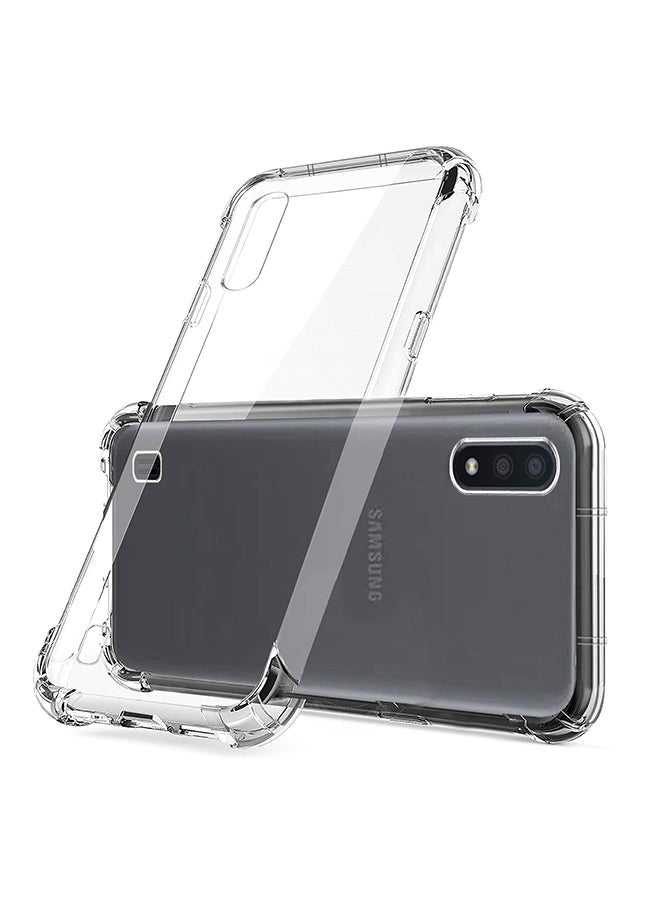 دبليو تيك غطاء حماية واقي عالي الجودة مع زوايا رفيعة وشفافة من البولي يوريثان الحراري لهاتف سامسونج جالاكسي A01/M01 شفاف - Image 2