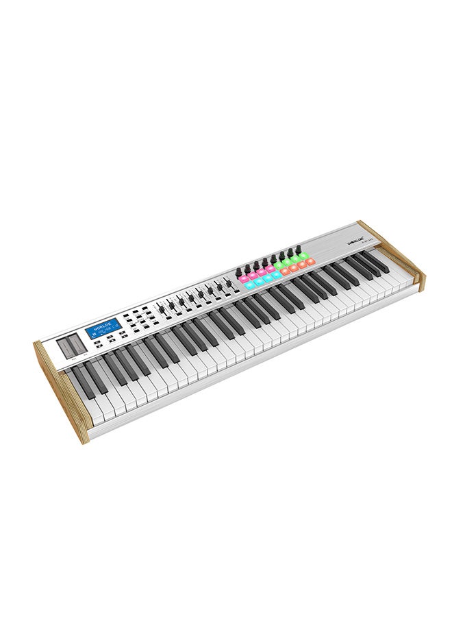 Generic - Worlde Pro 61-Key USB Midi Keyboard Controller LCD Display With 61 Semi-Weighted Keys For Music Studio Stage Live Performance - Image 1