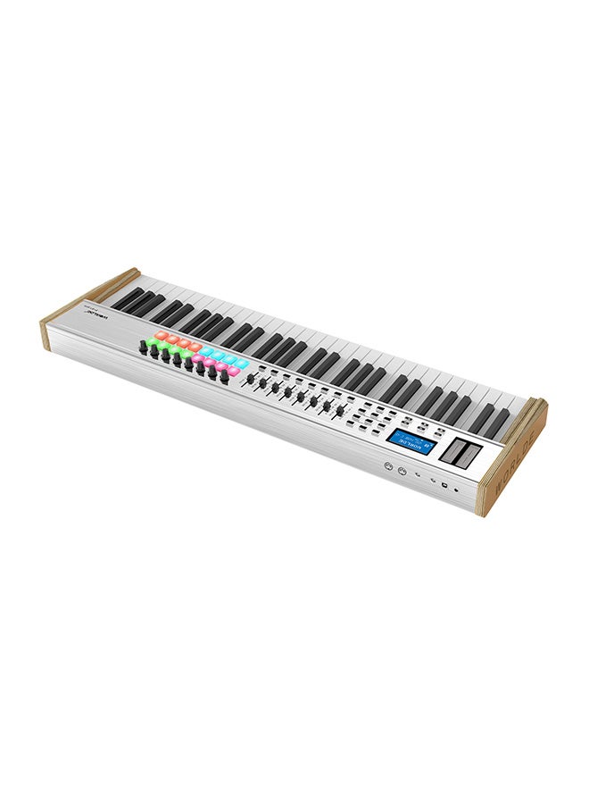 Generic - Worlde Pro 61-Key USB Midi Keyboard Controller LCD Display With 61 Semi-Weighted Keys For Music Studio Stage Live Performance - Image 1