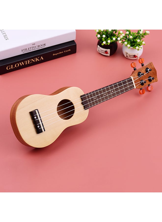 Generic Muslady 17 Inch Mini Acoustic 4-String Guitar With Carry Bag - Image 5