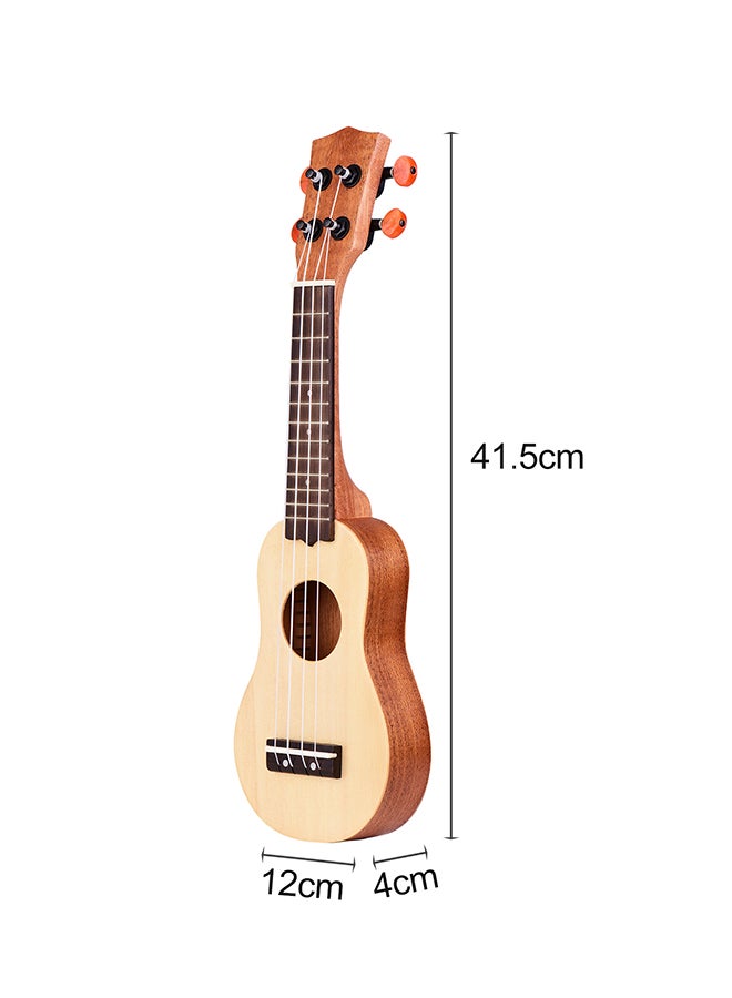 Generic Muslady 17 Inch Mini Acoustic 4-String Guitar With Carry Bag - Image 3