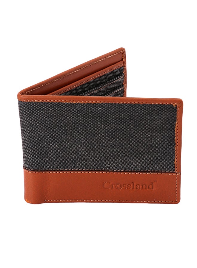 Crossland Genuine Leather Wallet Grey / Havana - Image 1