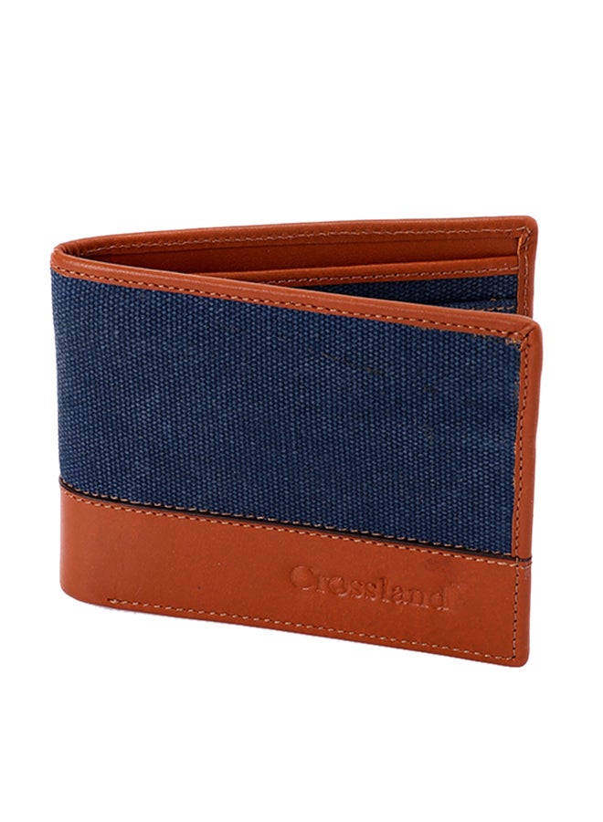 Crossland Genuine Leather Wallet Blue / Havana  - Image 1