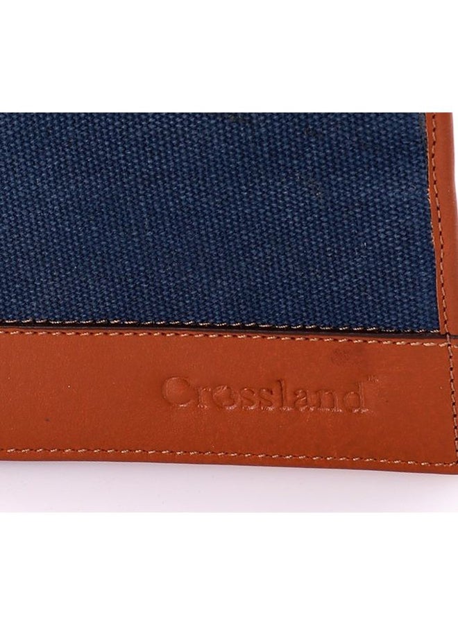 Crossland Genuine Leather Wallet Blue / Havana  - Image 5