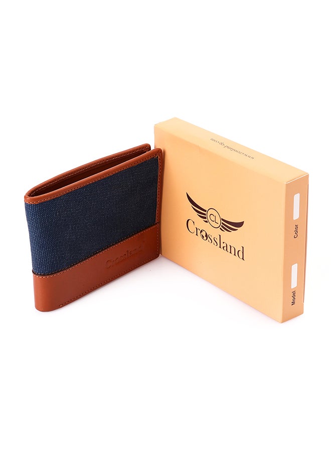 Crossland Genuine Leather Wallet Blue / Havana  - Image 4