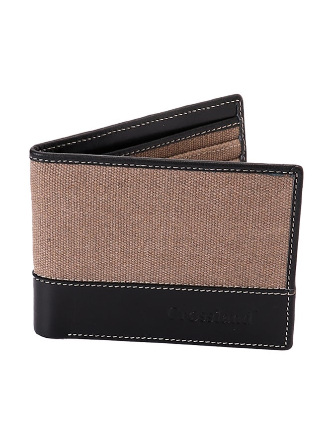 Crossland Genuine Leather Wallet Beige / Black - Image 1