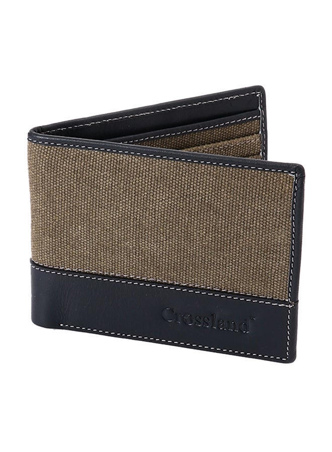 Crossland Genuine Leather Wallet Olive / Blue  - Image 1
