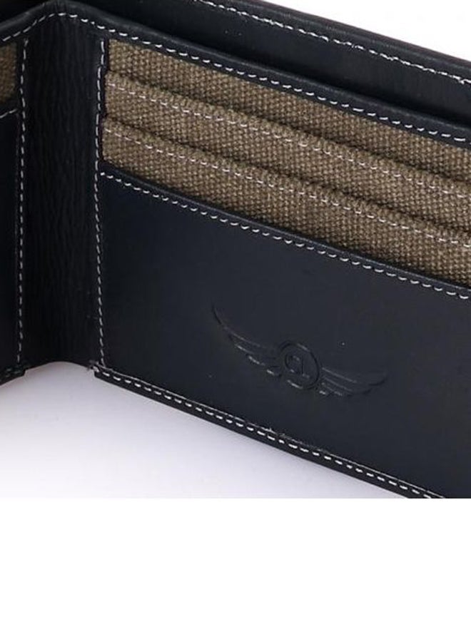 Crossland Genuine Leather Wallet Olive / Blue  - Image 5