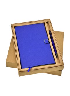 A5 Noteebook With Pen Set Blue