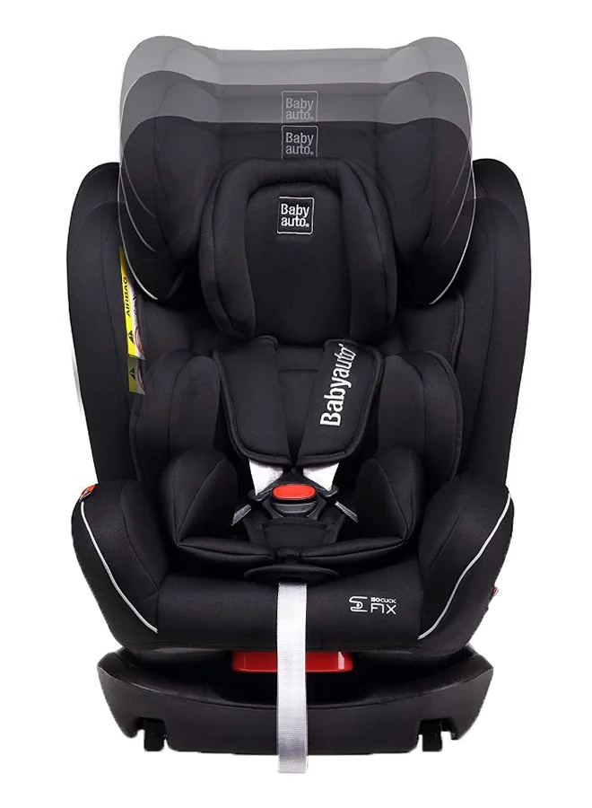 Babyauto Baby Auto Neofix Car Seat with Up To 4 Positions, 0 to 12 Years - Black