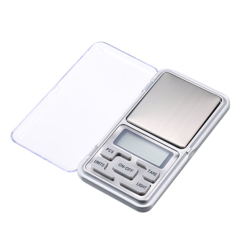 Generic - 200g/0.01g High Precision LCD Display Pocket Jewelry Gold Diamond Weighing Mini Electronic Digital Scale HP4-LU multicolour - Image 1