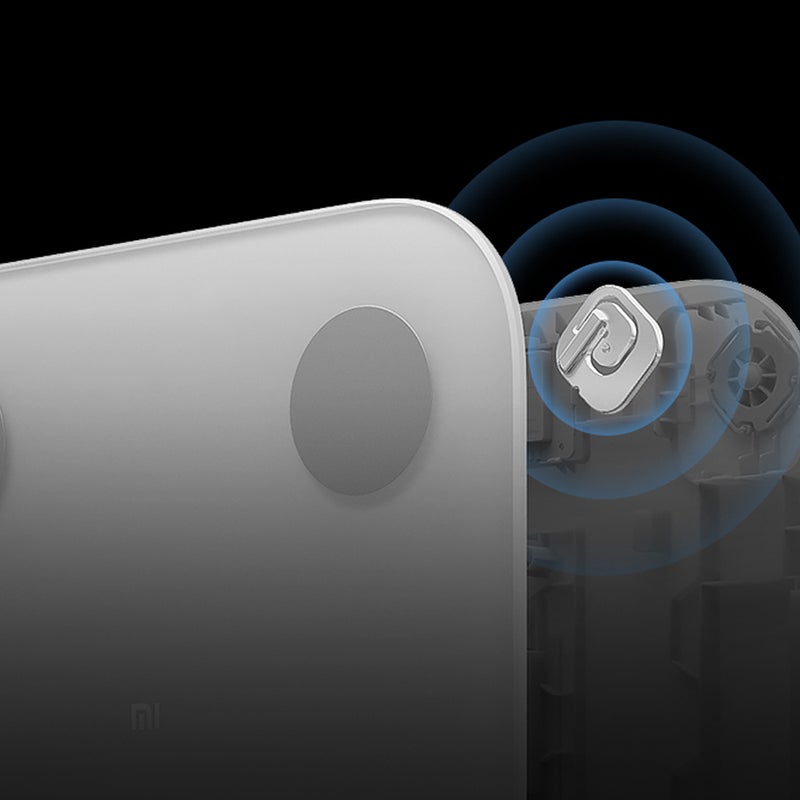 Xiaomi Intelligent Body Composition Monitor Universal Fat Scale With Hidden LED Display HP6-LU White - Image 5