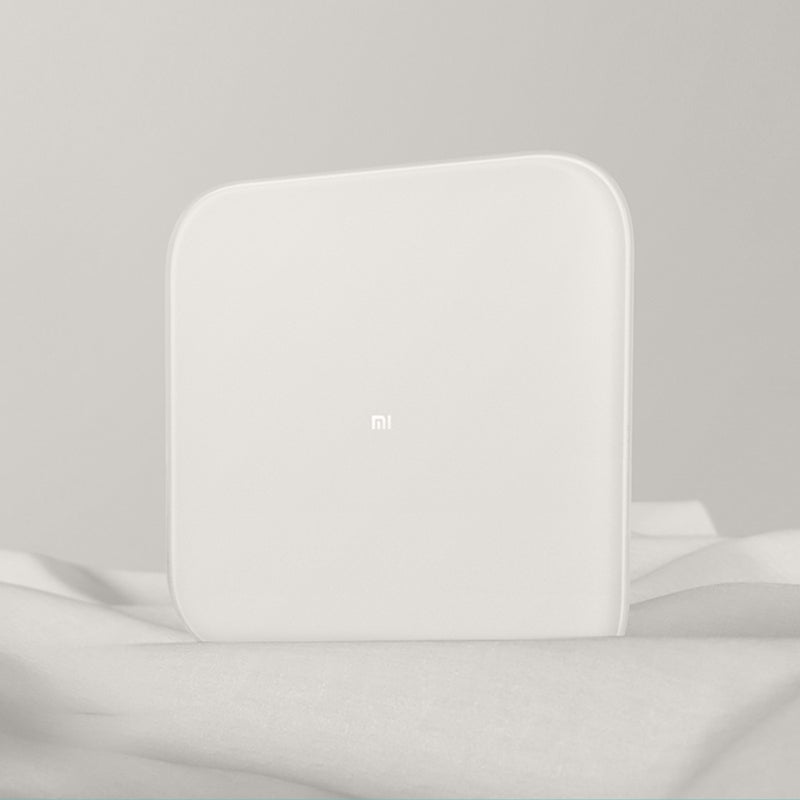 شاومي - مقياس سكيل 2 ذكي رقمي بشاشة عرض LED مخفية يعمل بخاصية البلوتوث 5.0 وتطبيق لمراقبة نسبة الدهون في الجسم HP34-LU أبيض - Image 1