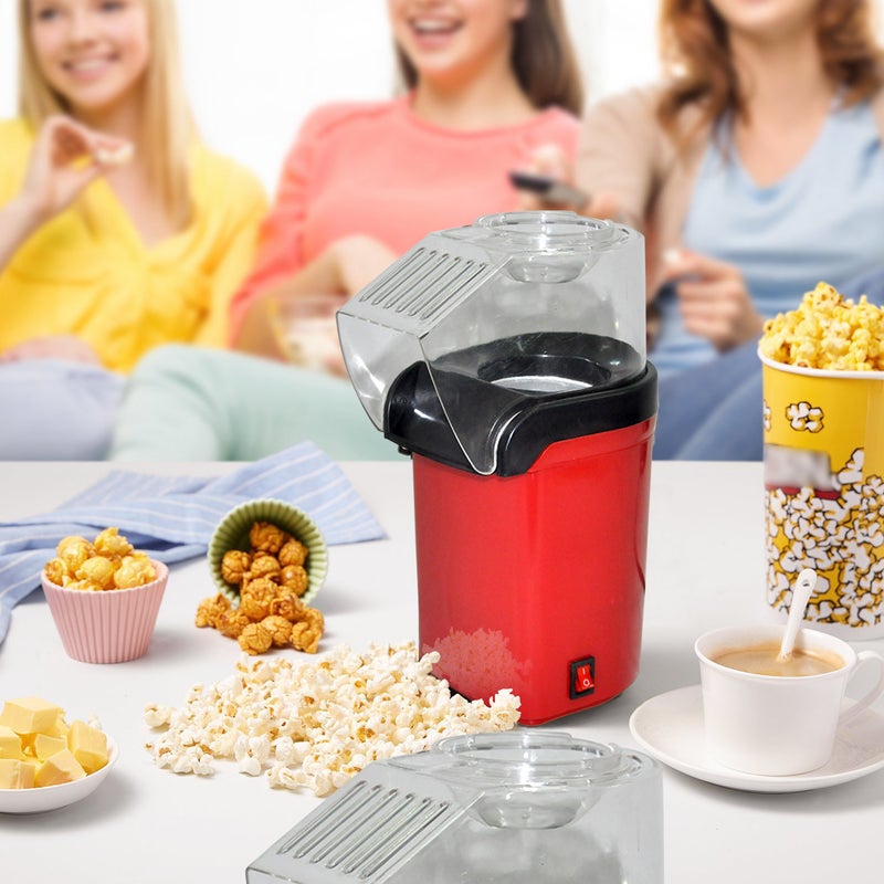 1200W Fast Hot Air Mini Popcorn Maker Machine With Top Cover HP81-LU multicolour  - Image 2