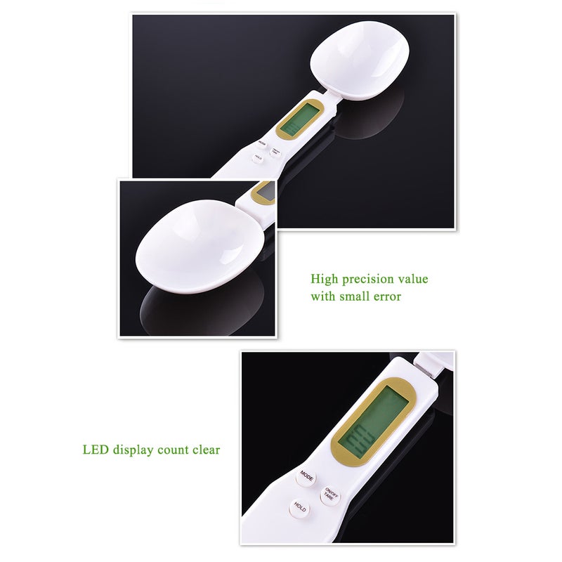 500g/0.1g Energy Saving Large Screen Display Portable Electronic Food  Spoon Scale Coffee  - Image 5