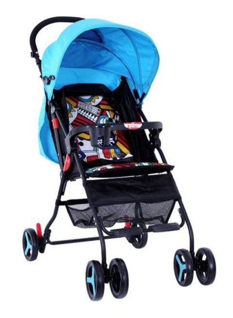 Baby Pram Stroller - Lake Blue/Black