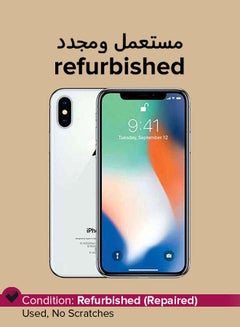 Refurbished - iPhone X 64GB Silver 4G - International Version
