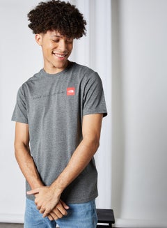 Logo T-Shirt TNF Medium Grey Heather/Red
