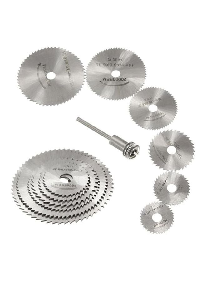 7-Piece Circular Saw Blade Set Silver - Image 1
