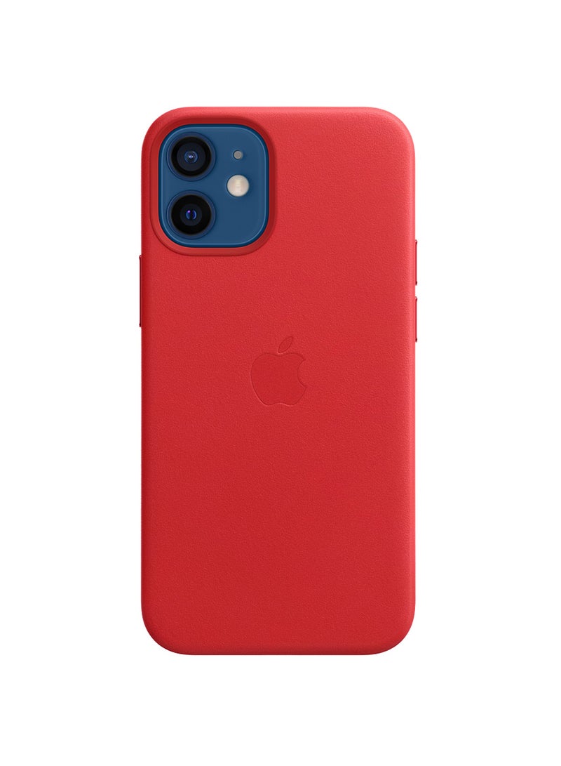 Apple - iPhone 12 Mini Leather Case With MagSafe (Product) Red - Image 1