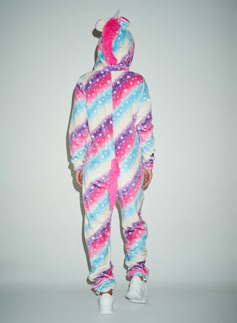 Ardene - Unicorn Shape Onesie Multicolour - Image 1