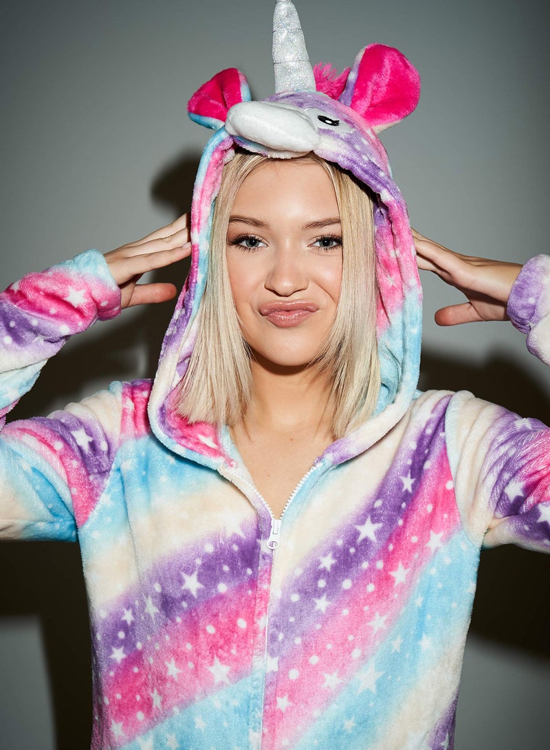 Ardene - Unicorn Shape Onesie Multicolour - Image 1