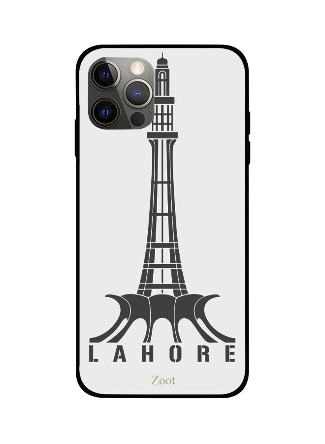 Zoot - Lahore Printed Case Cover -for Apple iPhone 12 Pro White/Black White/Black - Image 1