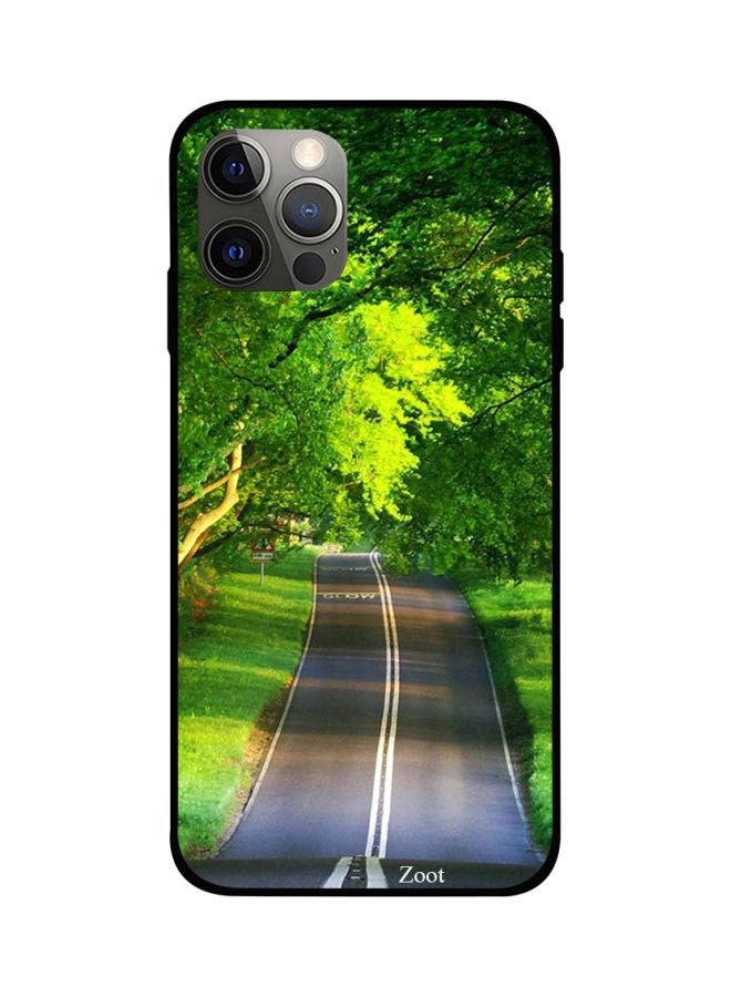 Zoot Road Printed Case Cover -for Apple iPhone 12 Pro Green/Grey/White Green/Grey/White - Image 1
