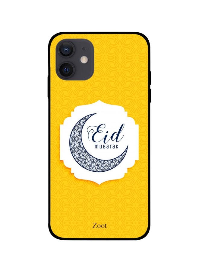 Zoot Printed Skin Case Cover -for Apple iPhone 12 Yellow/White/Blue Yellow/White/Blue - Image 1