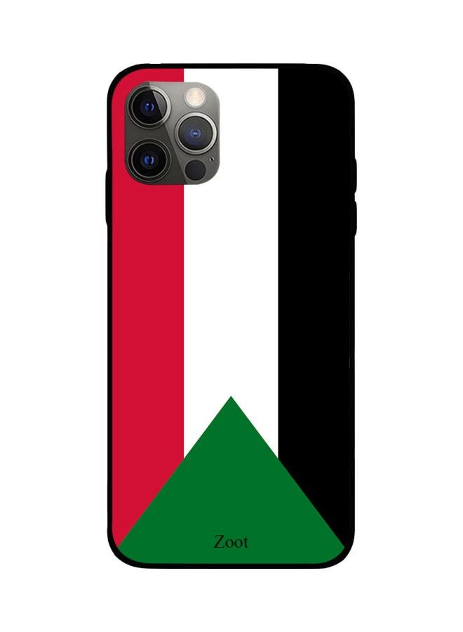 Zoot - Colourblock Printed Case Cover -for Apple iPhone 12 Pro Black/White/Red Black/White/Red - Image 1