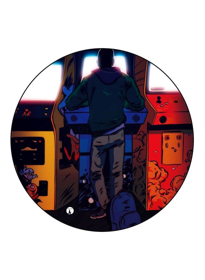 بي بي مغناطيس ثلاجة خشب مُزين بطبعة كرتونية أحمر/ أزرق/ بني 5.5سم - Image 1