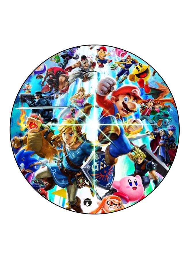 بي بي مغناطيس ثلاجة مُزين بطبعة لسوبر ماريو متعدد الألوان 5.5سم - Image 1