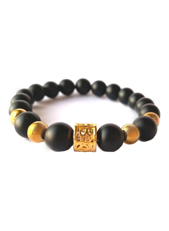 ميركال إمبراير حجر هيماتيت طبيعي مطفأ مطلي بالذهب عيار 18 قيراط من سيكريت تشارم - Image 1