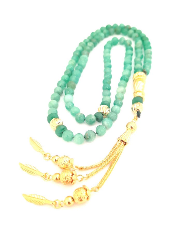 Miracle Empire ROYALTY 178.6 Carats Of 99 Natural Genuine Authentic Colombian Emerald Spheres With 18k Gold Plated Beads.  - Image 3