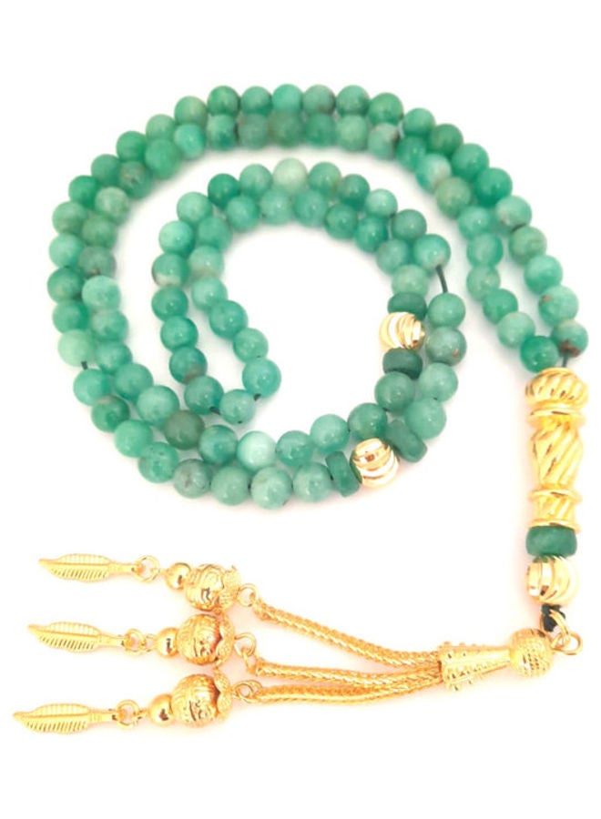 Miracle Empire ROYALTY 178.6 Carats Of 99 Natural Genuine Authentic Colombian Emerald Spheres With 18k Gold Plated Beads.  - Image 5