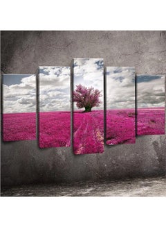 Fast Print 5-Piece Fashion Canvas Decorative Printing Wall Art Set Multicolor 100×60cm 