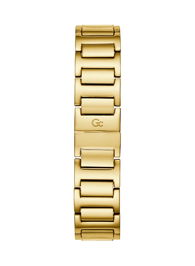 Gc Women's Crystal Studded Analog Watch Y64003L1MF - 34 mm - Yellow Gold  - Image 3