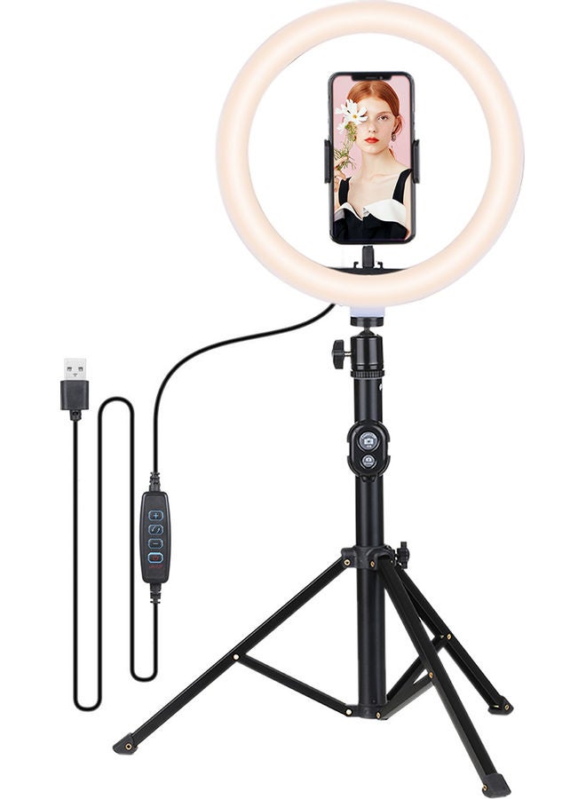 Tomshine - Dimmable Ring Light Set 5V 12W 120 LEDs 10 Inches White 36 x 5 x 34cm - Image 1