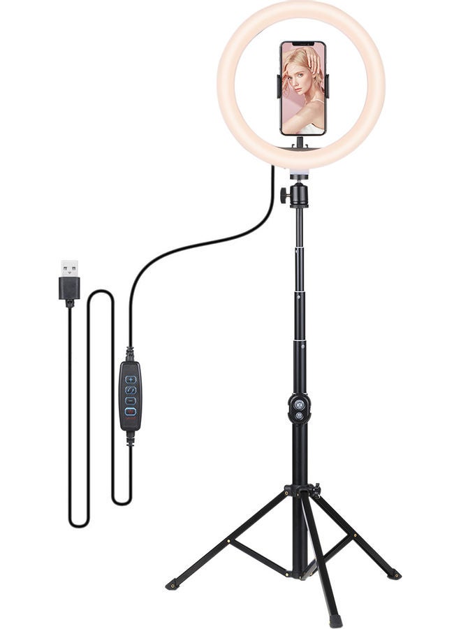 Tomshine - Dimmable Ring Light Set 5V 12W 120 LEDs 10 Inches White 36 x 5 x 34cm - Image 1