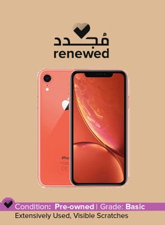 أبل تم تجديد هاتف iPhone XR المزود ببرنامج FaceTime Coral وذاكرة سعة 64 جيجابايت ويدعم تقنية 4G LTE  - Image 1