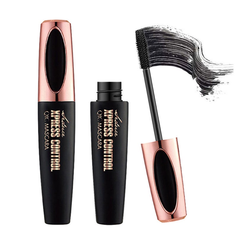 QIC 4D Waterproof Long-Lasting Eyelash Mascara Black - Image 1
