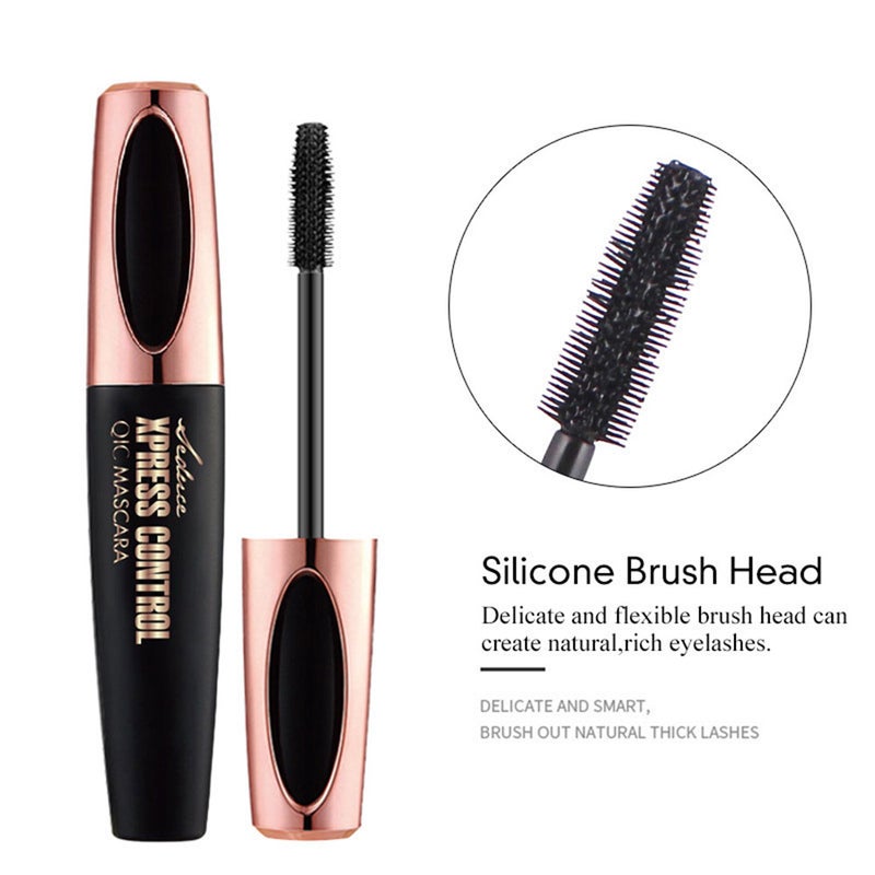 QIC 4D Waterproof Long-Lasting Eyelash Mascara Black - Image 5