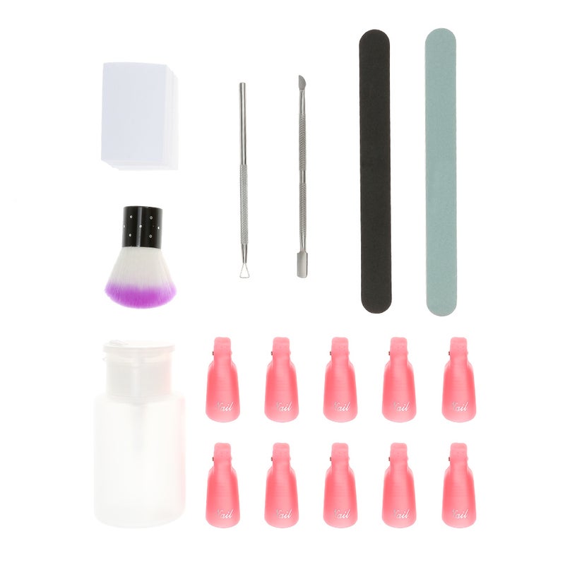 12-Piece Nail Polish Remover Set Multicolour - Image 1