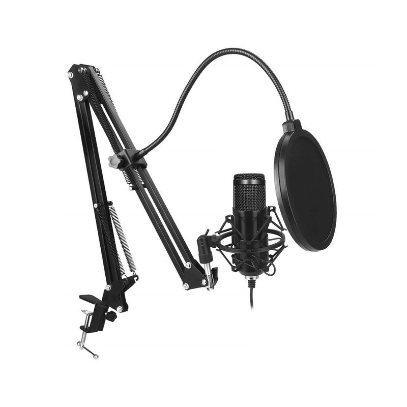 Podcast Recording Microphone Kit Black - Image 2