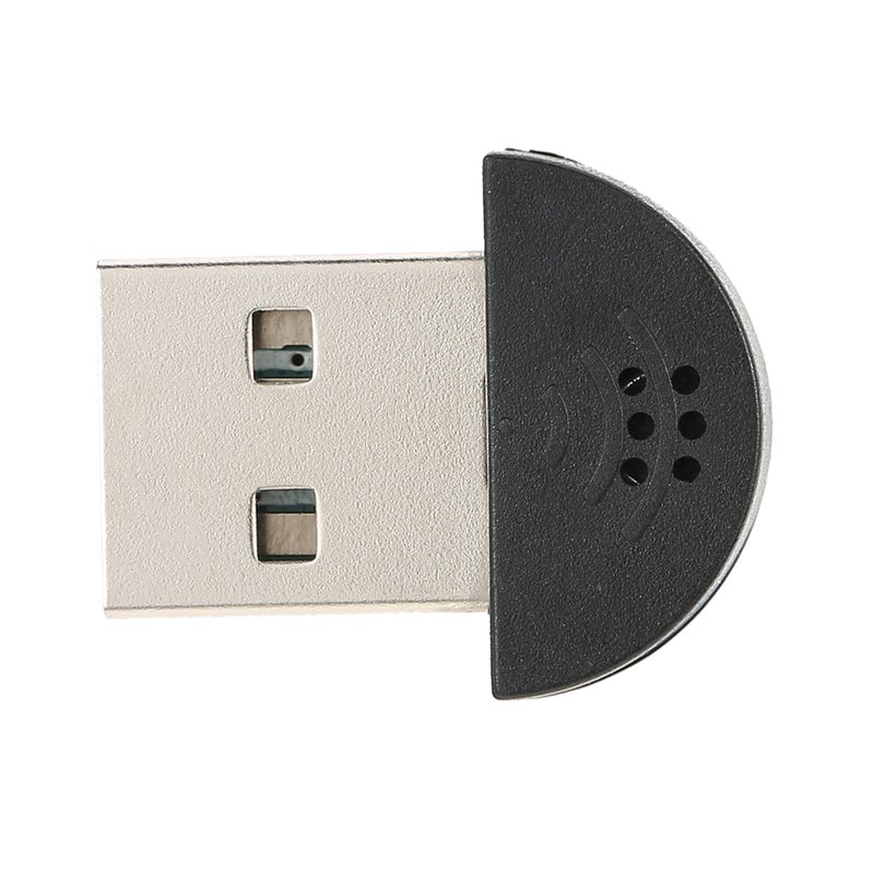 Mini Microphone Mic Audio Adapter Black - Image 4